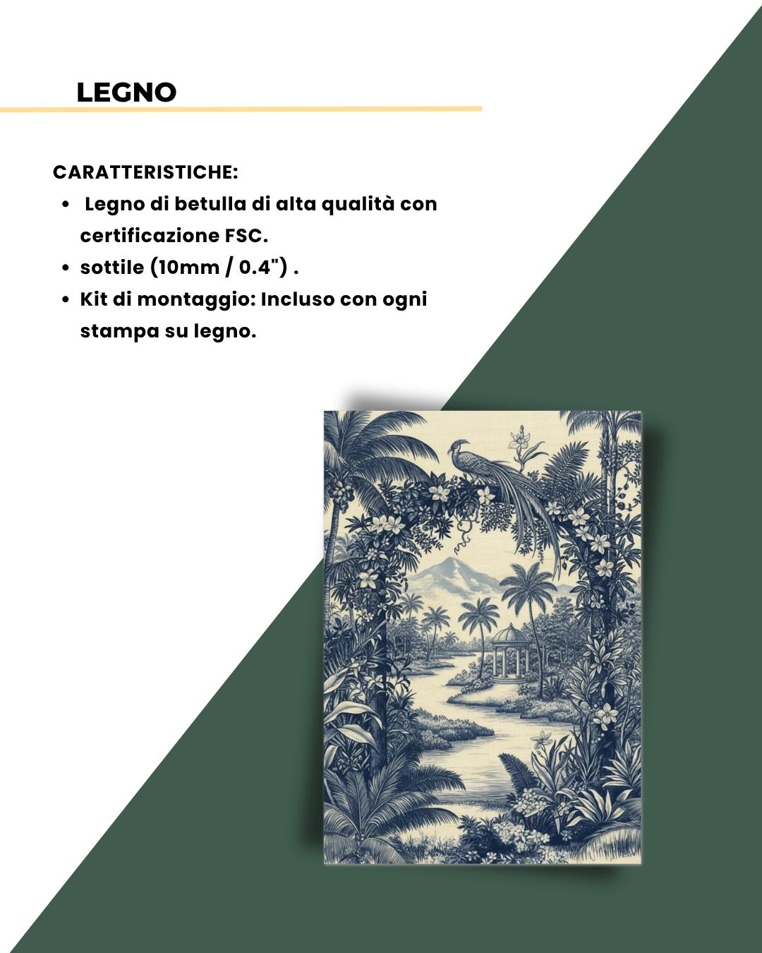 Paradiso Botanico 100x70cm