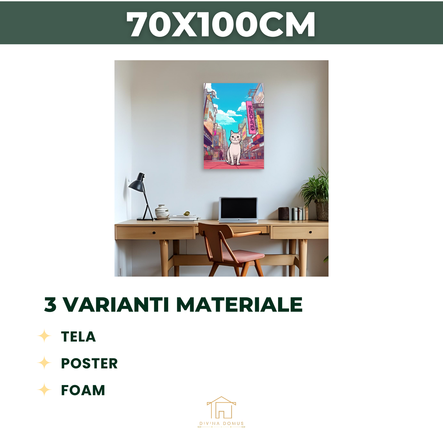 METROPOLITAN CAT (70X100CM)
