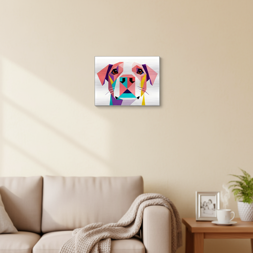 Pop Dog geometrico 30x40cm