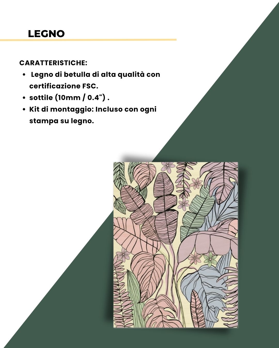 Botanical Pastel Dream 30x40cm