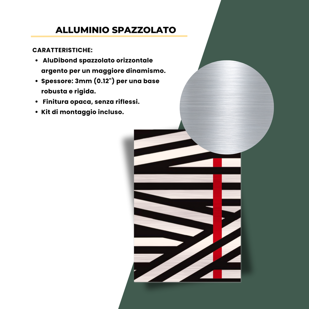ZEBRA ROSSO FURIA 70X100CM POSTER CON CORNICE