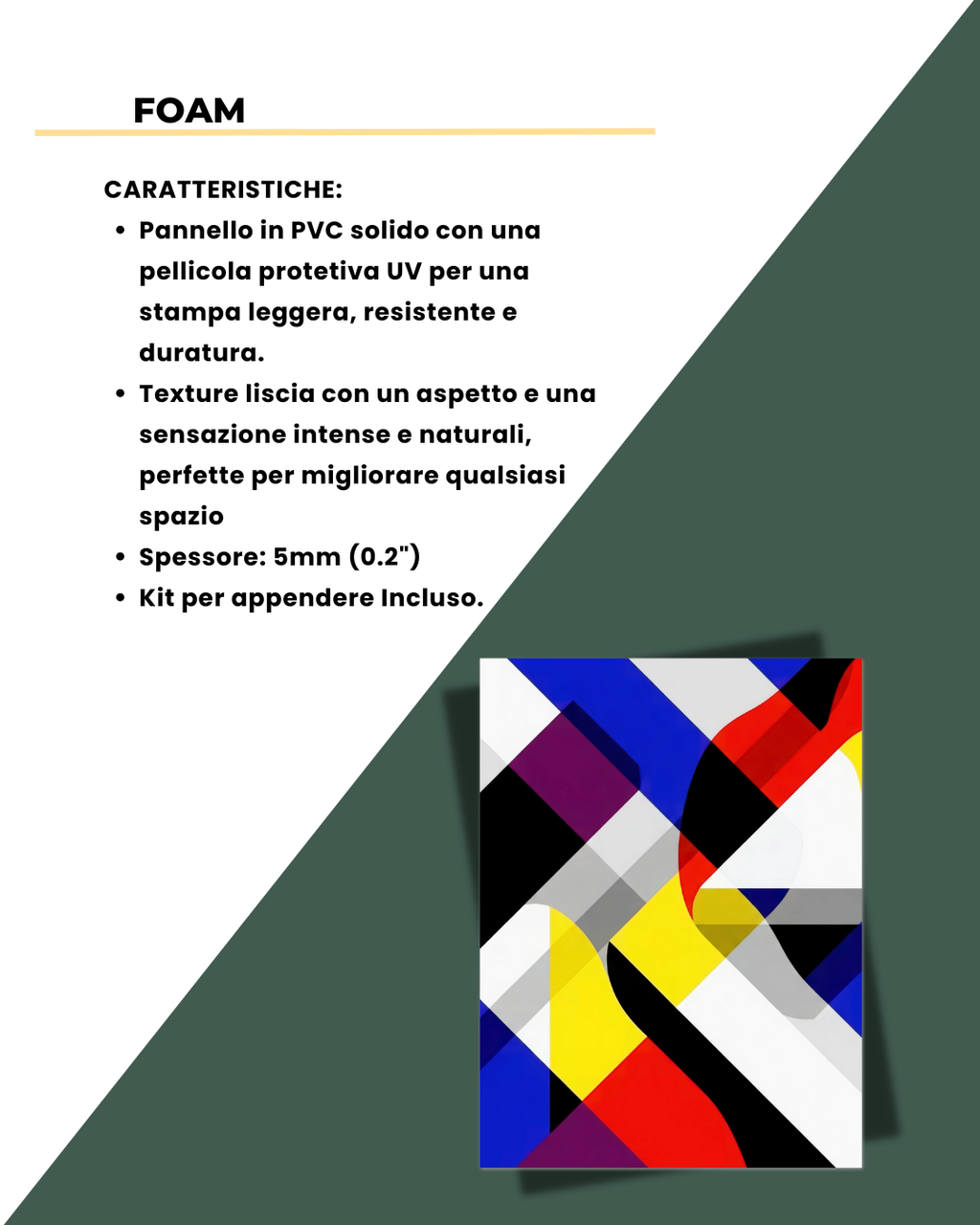 Sinfonia Astratta in Colori Primari 30x40cm