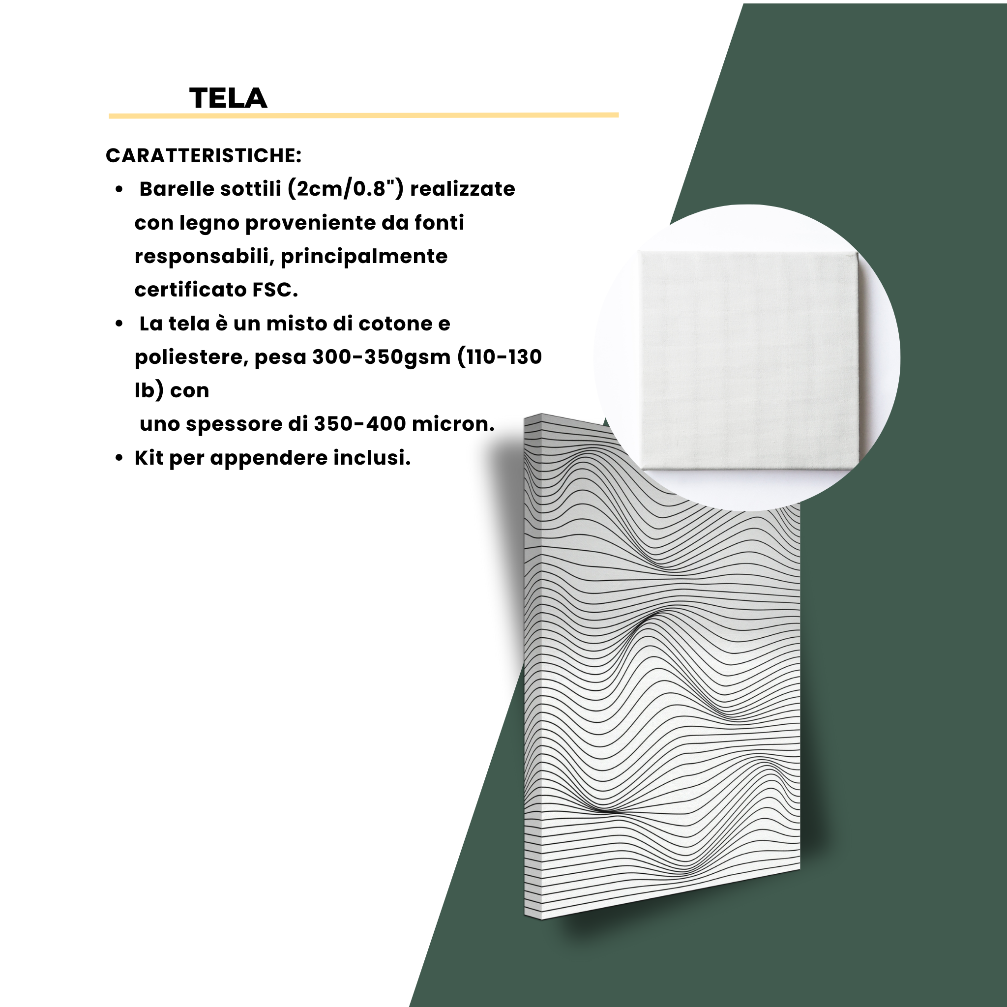 Onde di Grigio Silenzio 30x40cm ALLUMINIO SPAZZOLATO