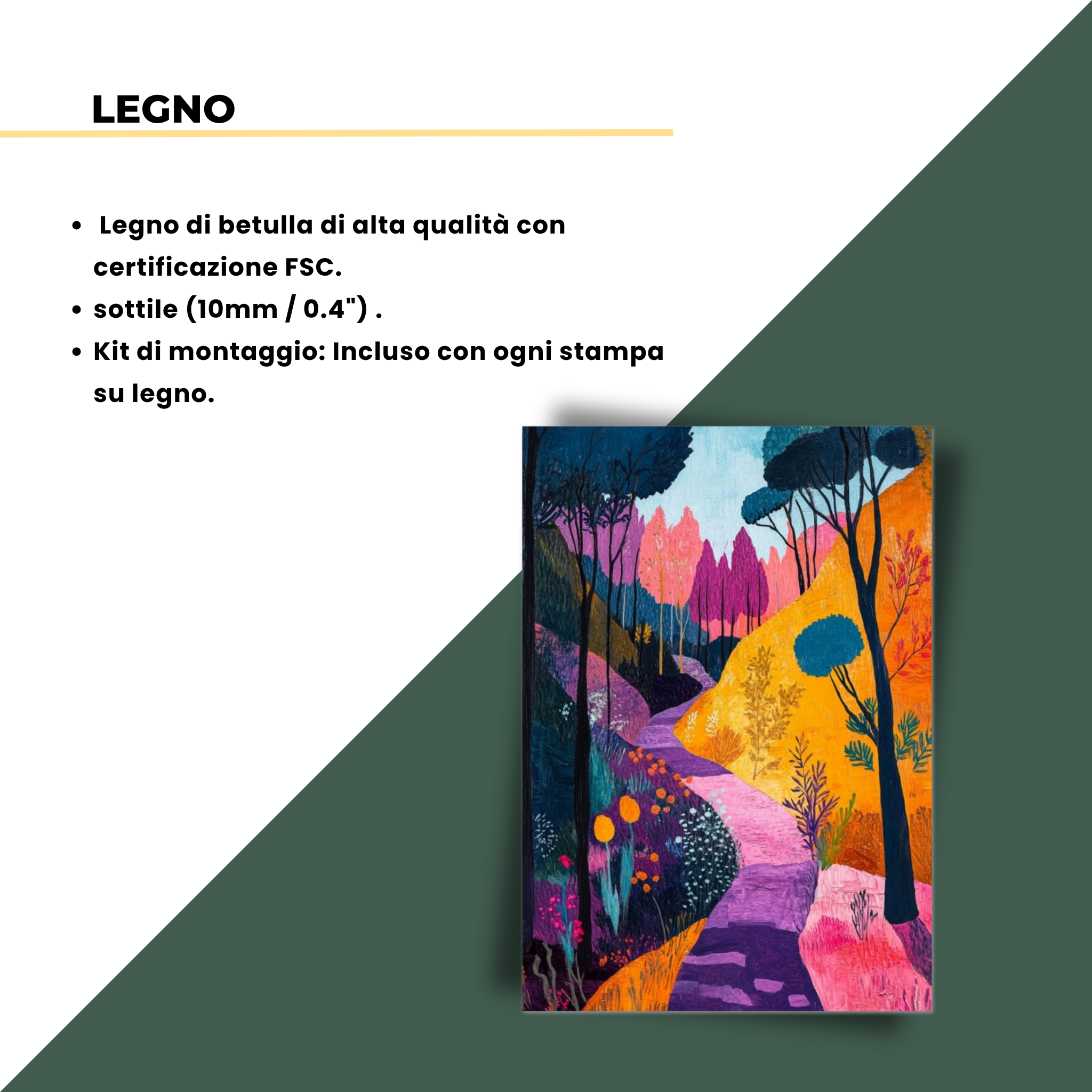 SENTIERO INCANTATO 30X40cm