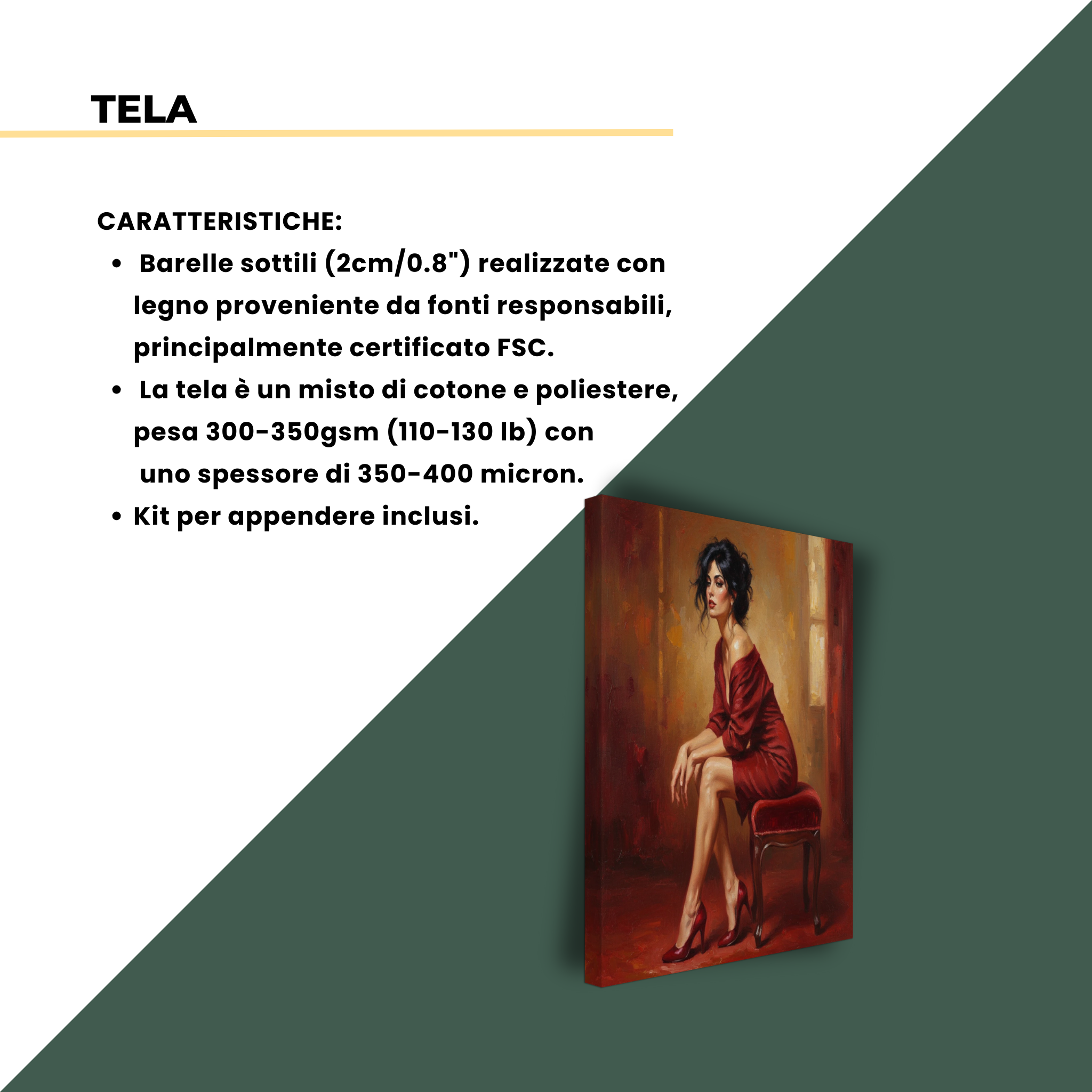 ELEGANZA RIFLESSA 50X70CM