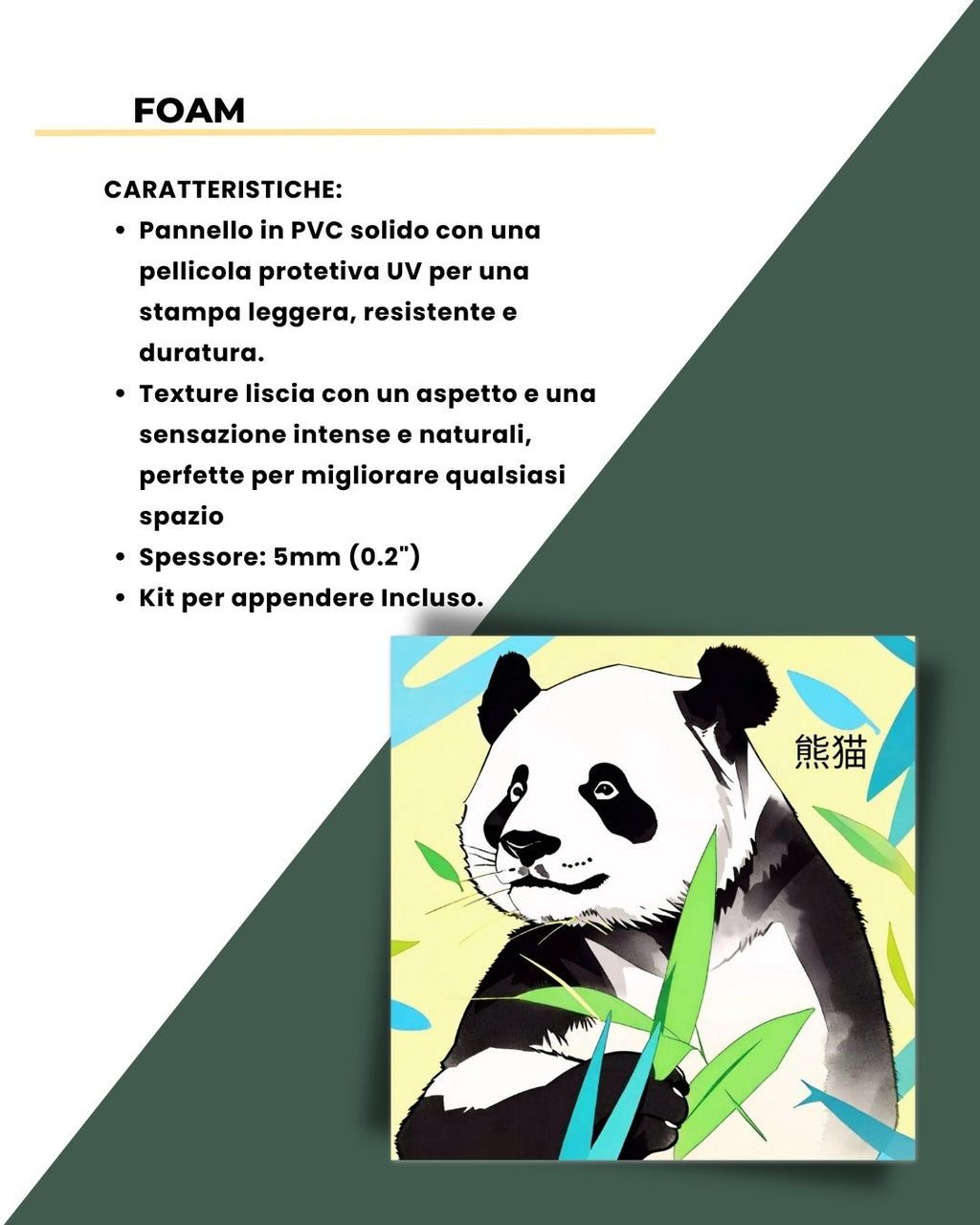 Panda Pop Bamboo 30x30cm