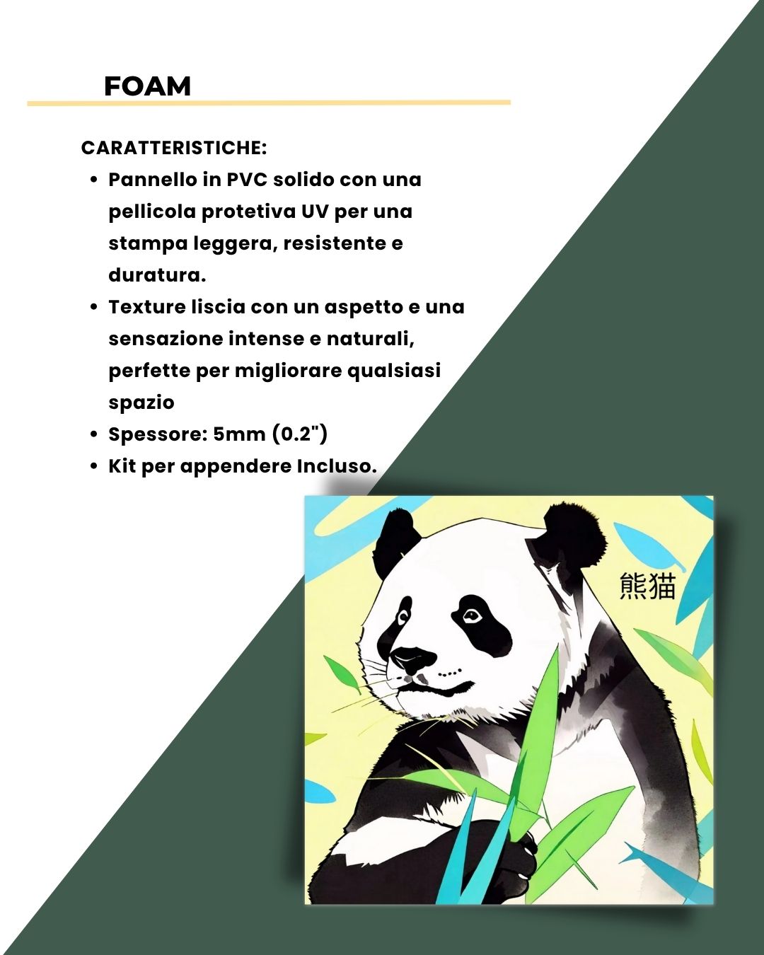 Panda Pop Bamboo 30x30cm