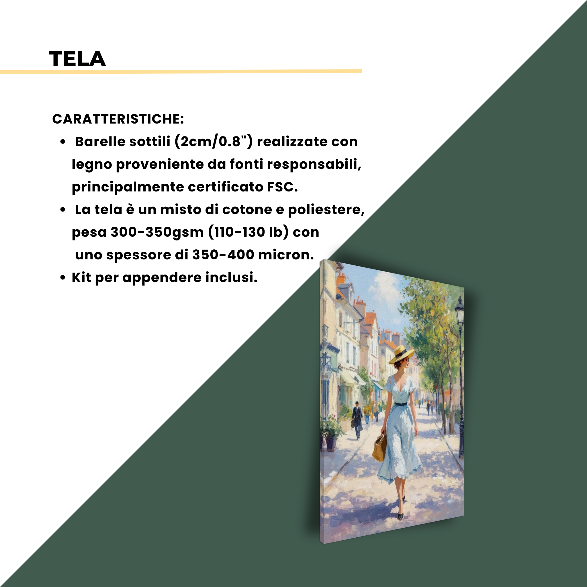 PASSEGGIATA SUI BOULEVARDS(70X100CM)