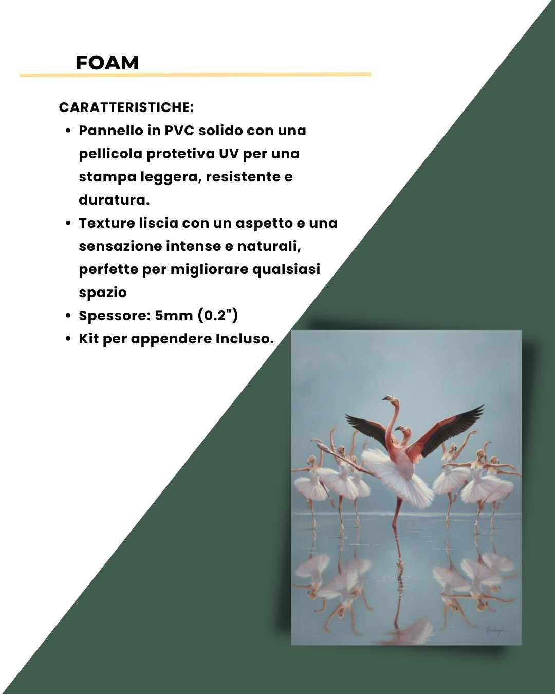 Balletto Flamingo 50x70cm