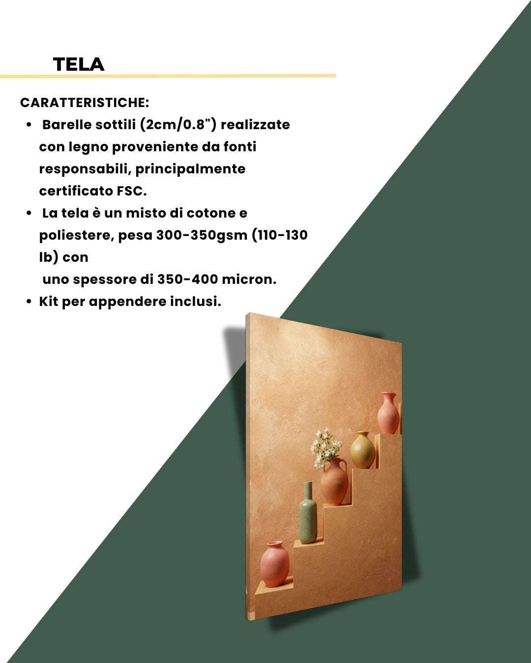 Gradini di Stile Mediterraneo 70x100cm