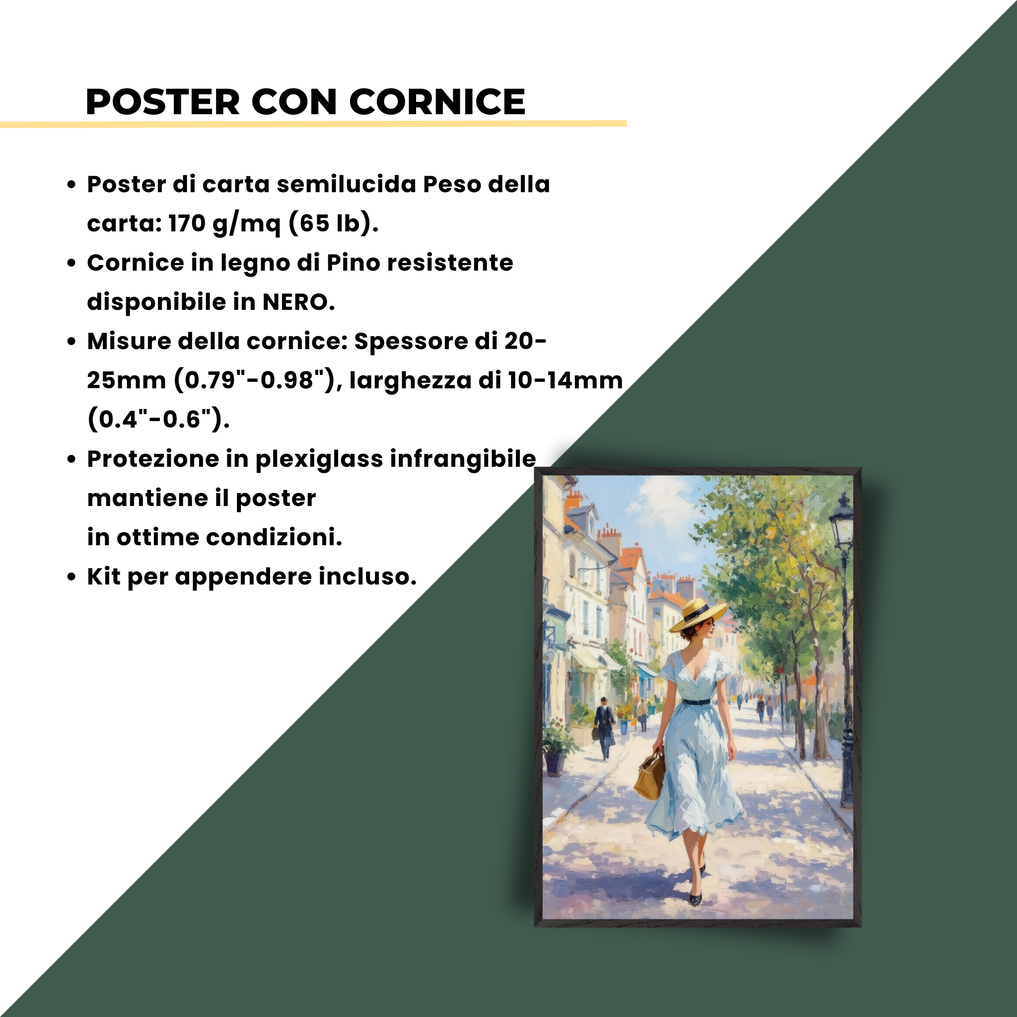 PASSEGGIATA SUI BOULEVARDS(70X100CM)