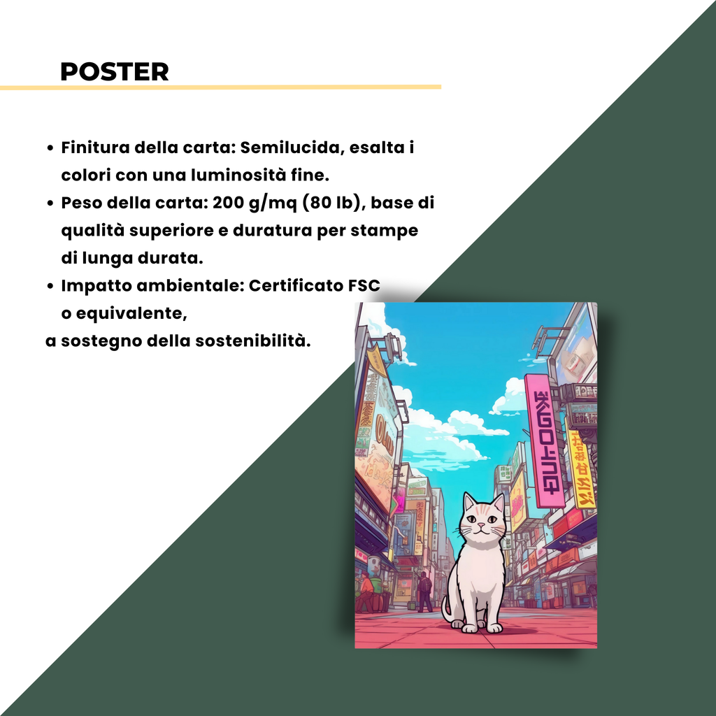 GATTO METROPOLITANO (30X40CM)