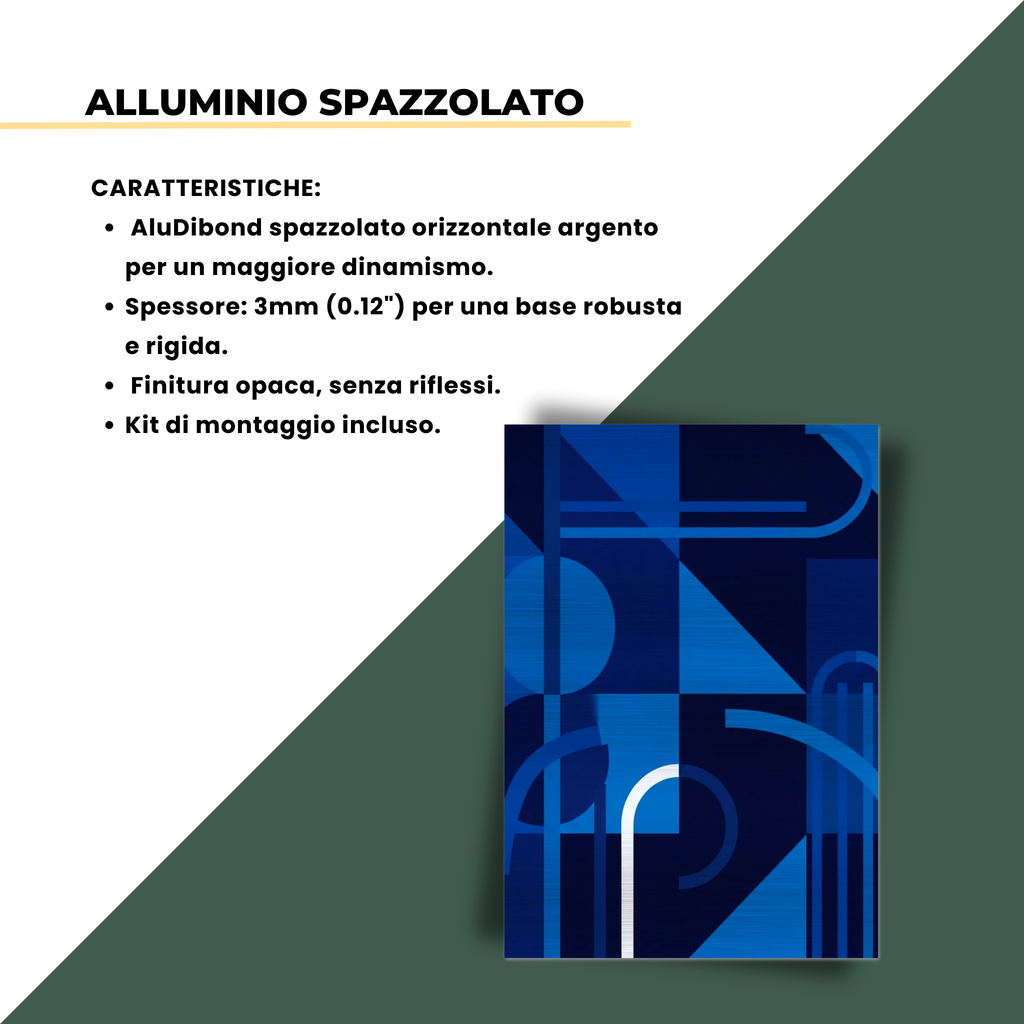 GEOMETRIE NEL BLU 30x40cm