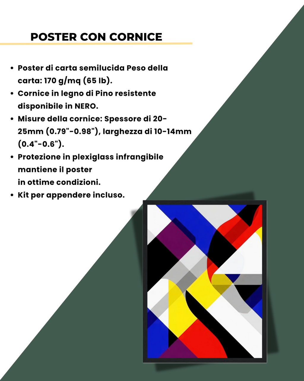 Sinfonia Astratta in Colori Primari 30x40cm