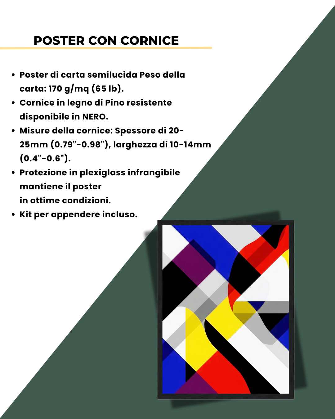 Sinfonia Astratta in Colori Primari 30x40cm