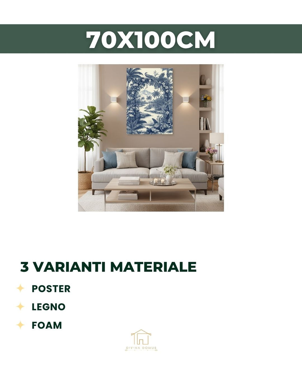 Paradiso Botanico 100x70cm