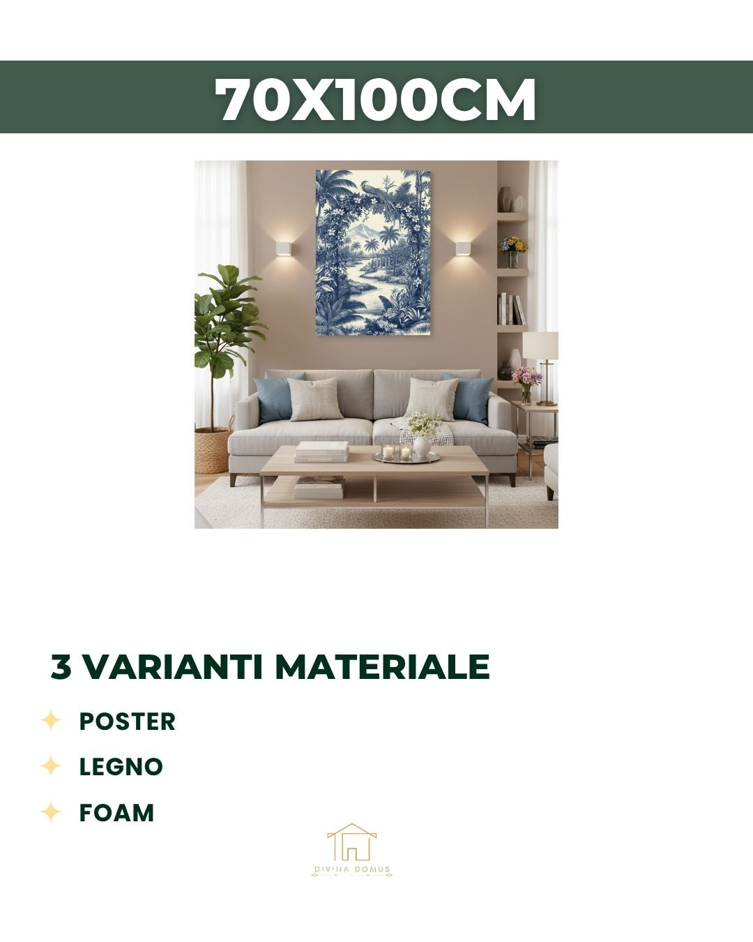 Paradiso Botanico 100x70cm