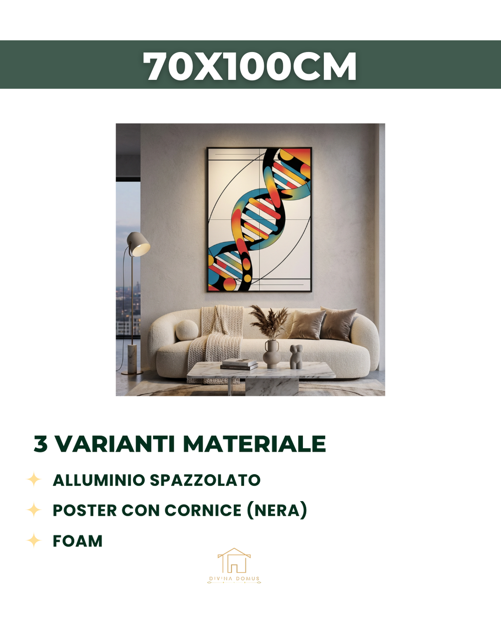 Genoma Cromatico 70x100cm