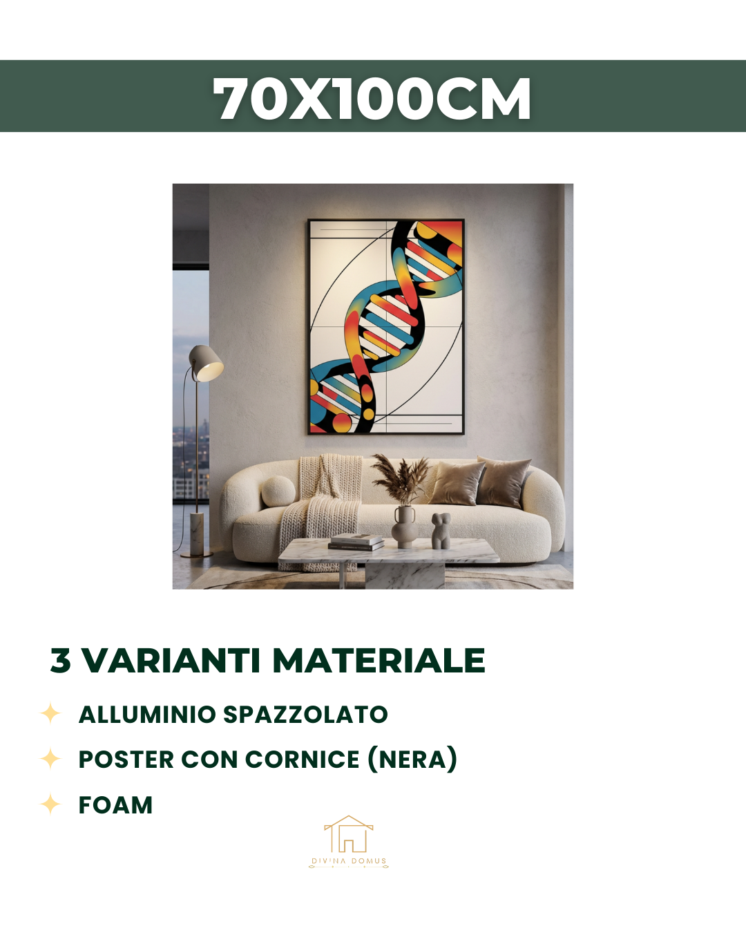Genoma Cromatico 70x100cm