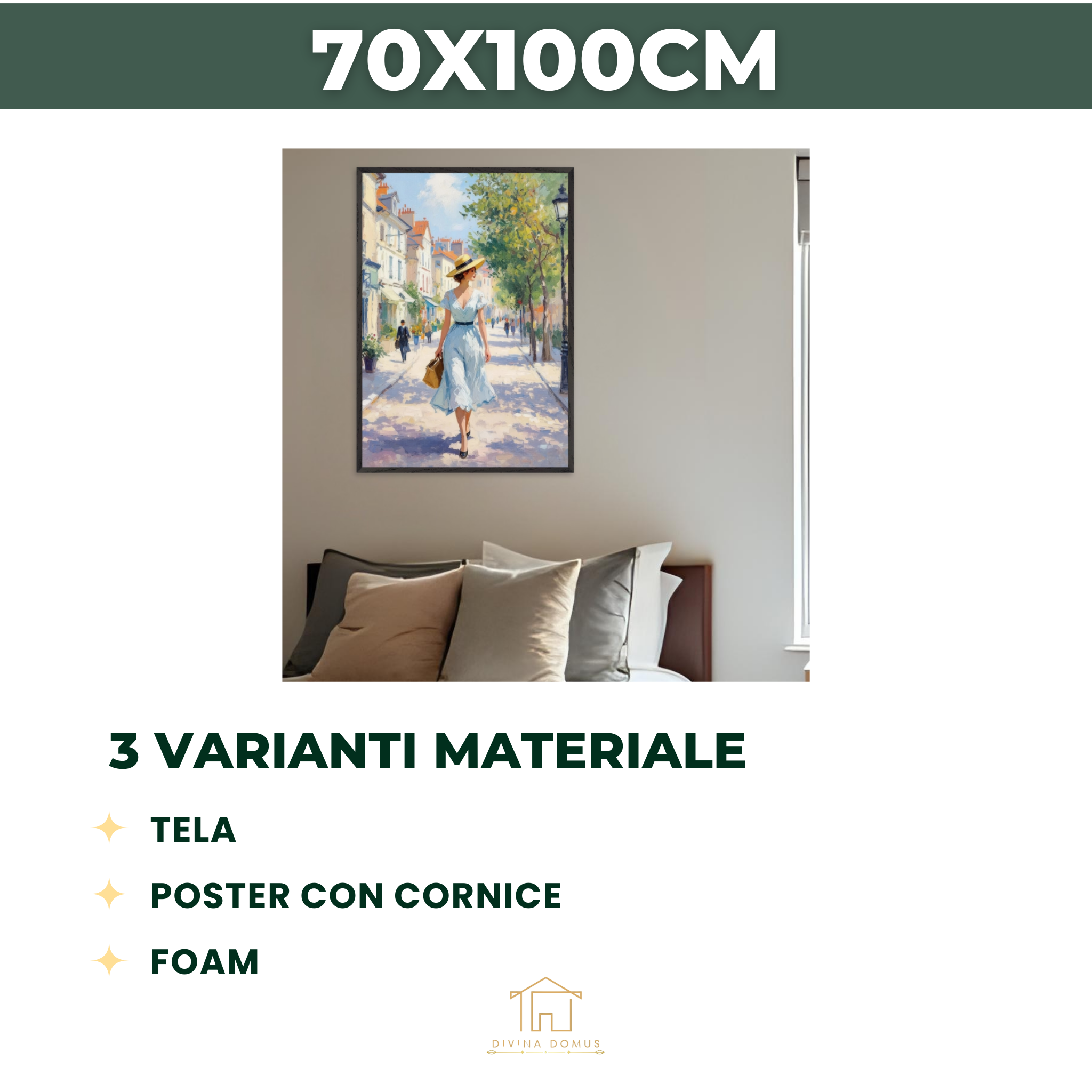 PASSEGGIATA SUI BOULEVARDS(70X100CM)