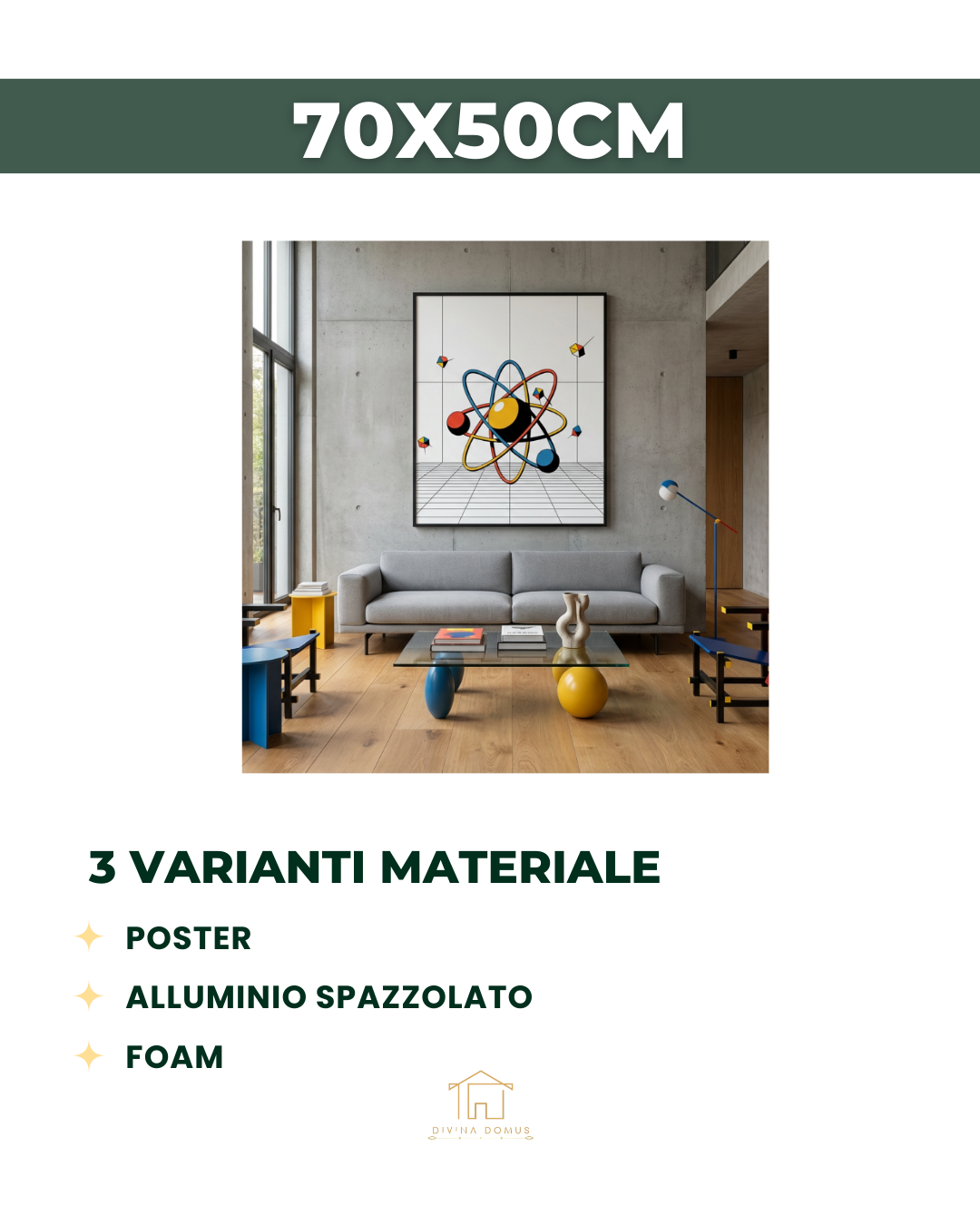 Orbita Futurista 50x70cm