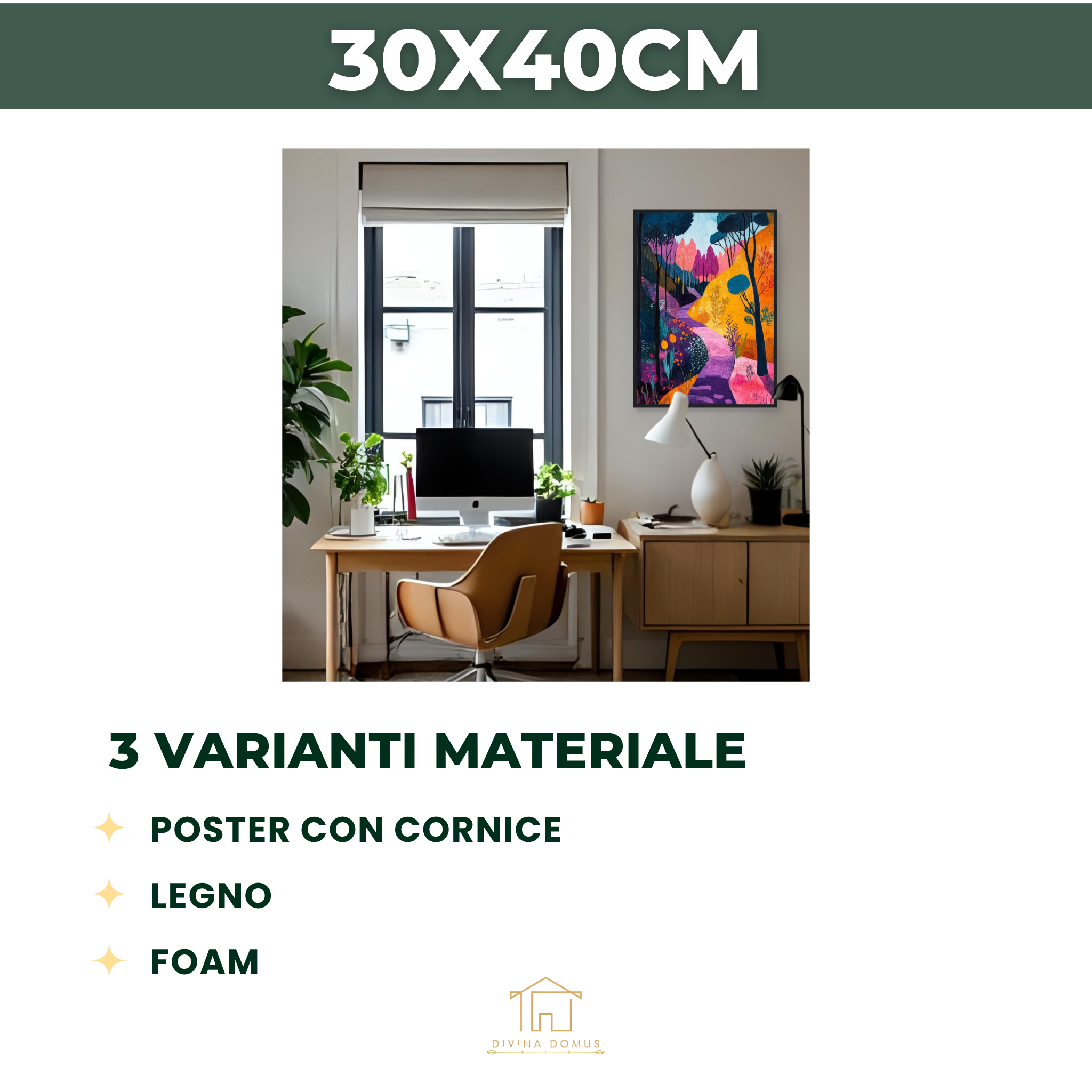 SENTIERO INCANTATO 30X40cm