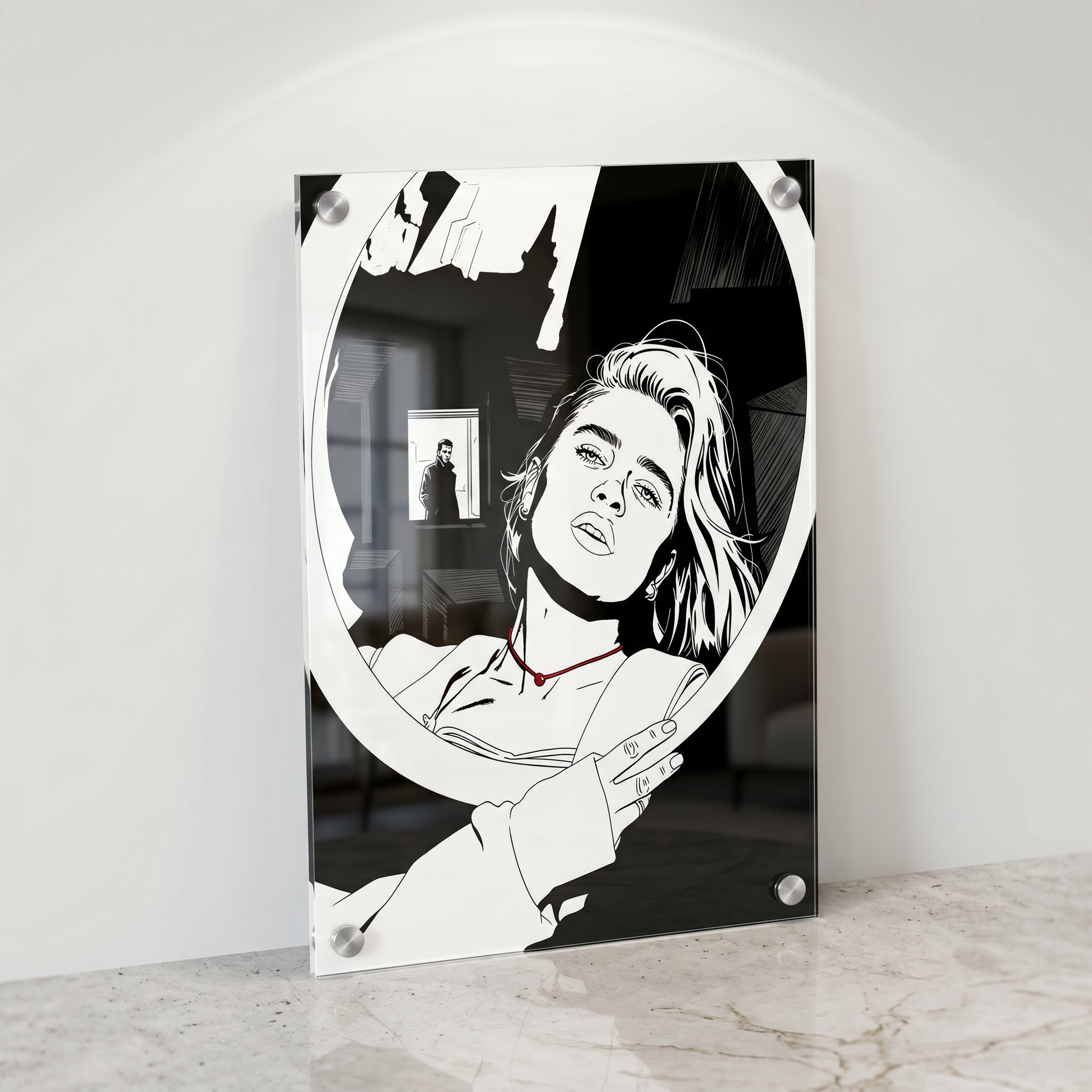 La ragazza allo specchio 30x40cm