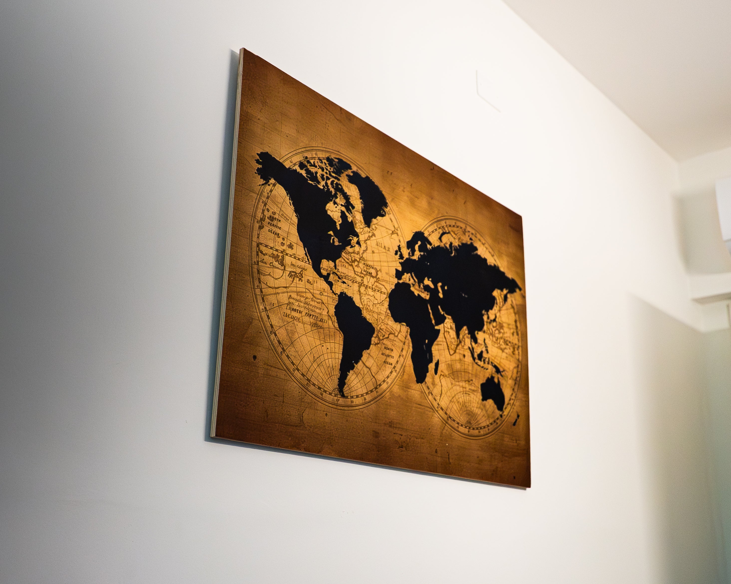 Mondo Vintage 70x100cm Legno/Tela
