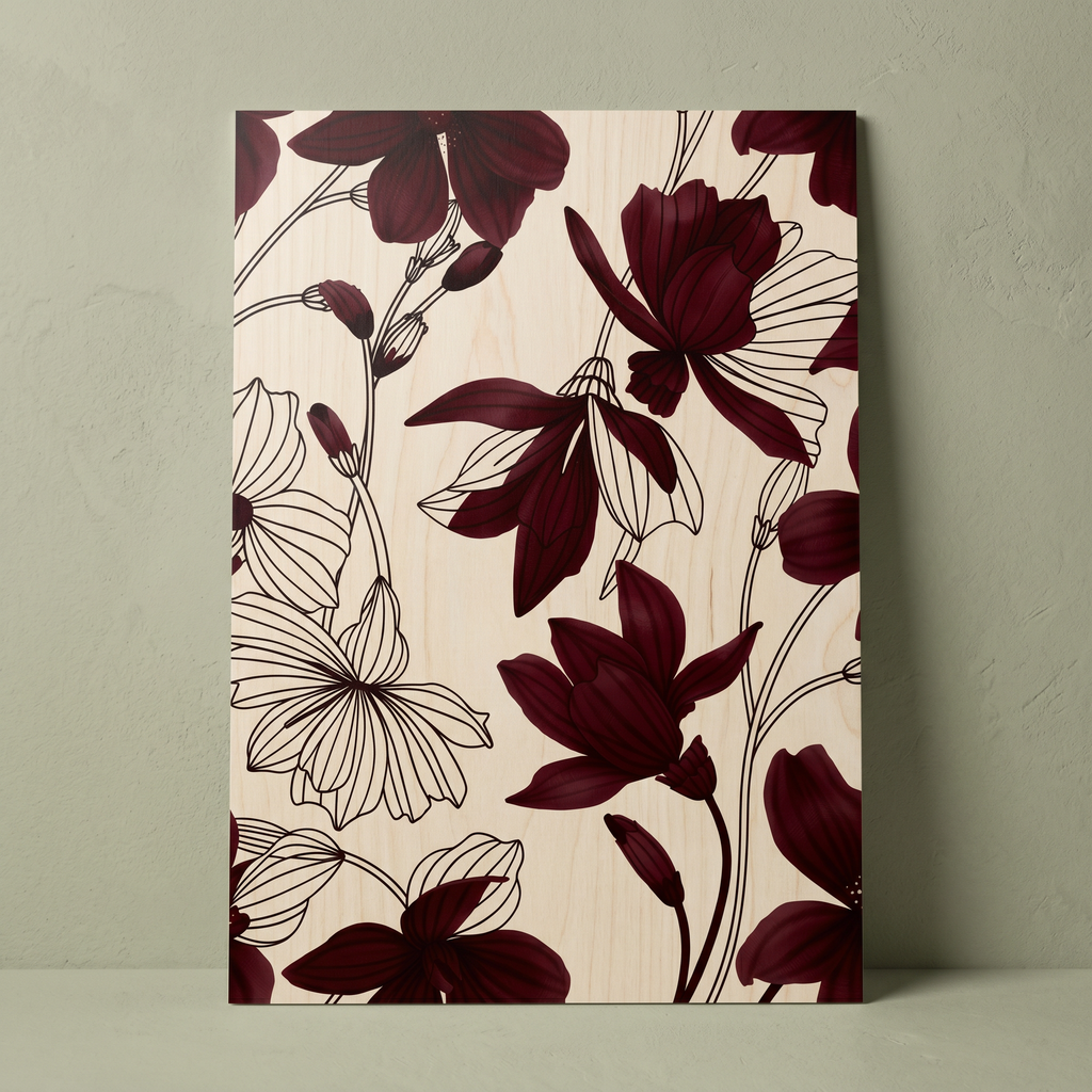 Petali di lusso 50x70 cm legno