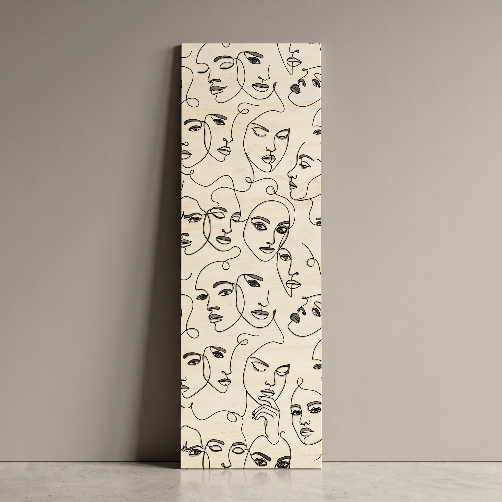 Volti 30x90 cm Legno
