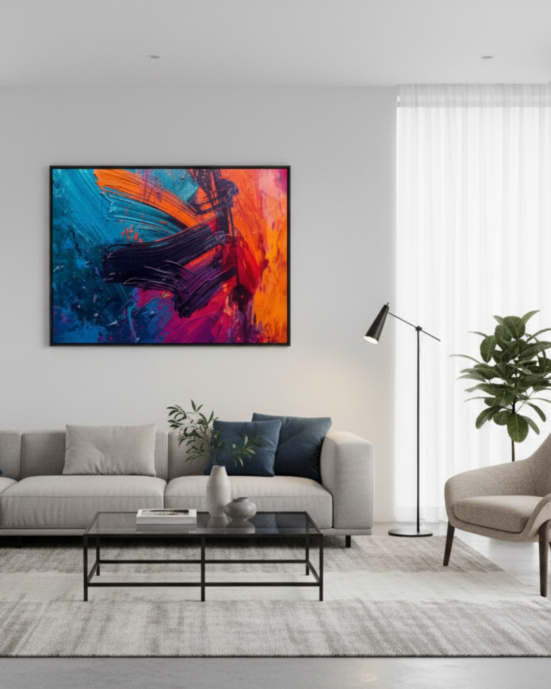 ESPLOSIONE CONTEMPORANEA 30X40CM