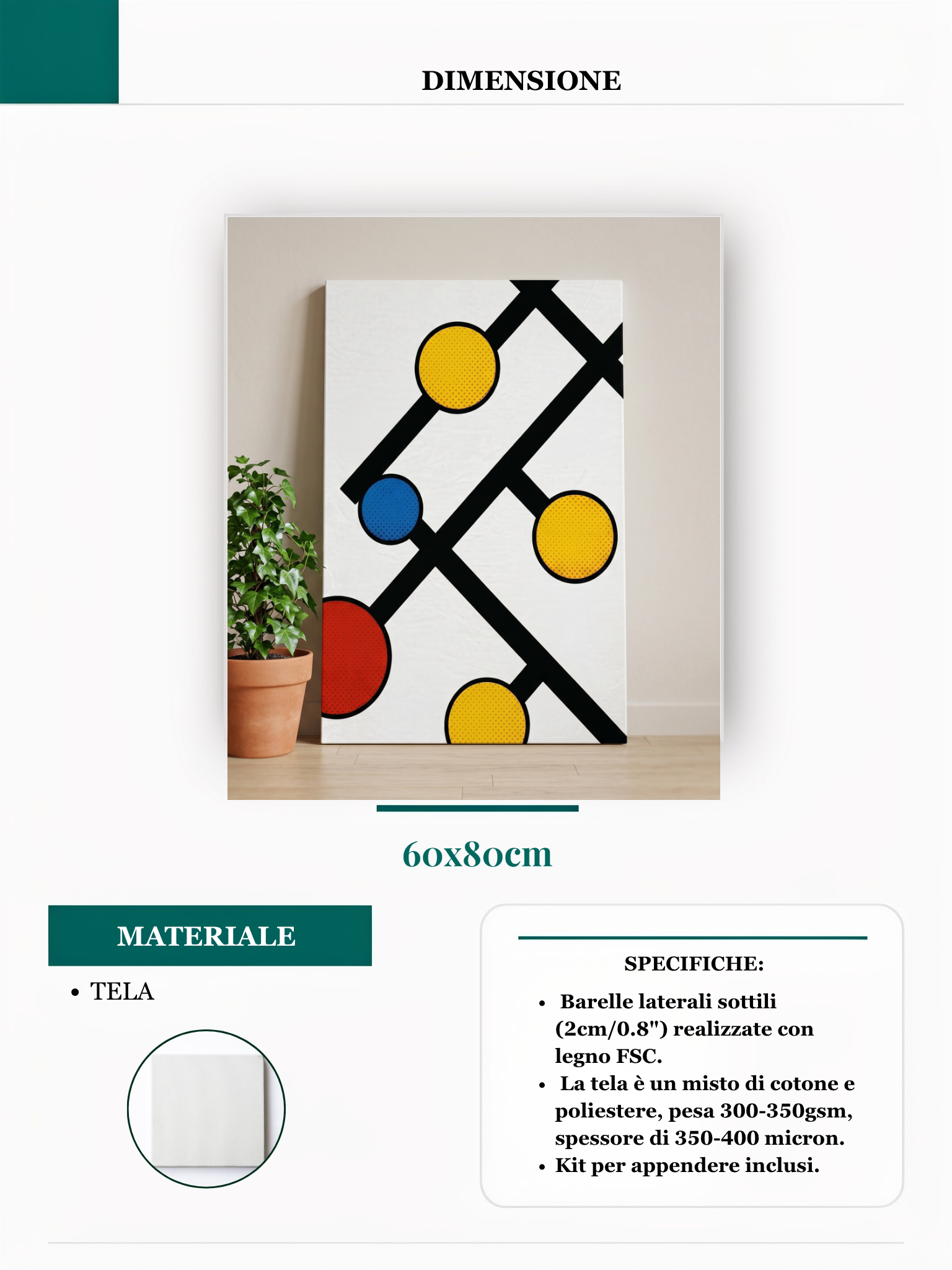 Point 60x80cm