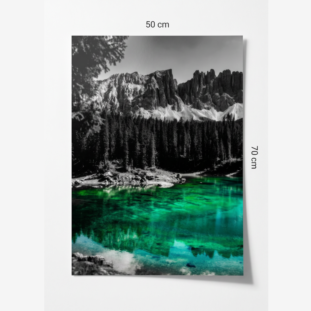 Riflessi Smeraldo 50x70 cm POSTER
