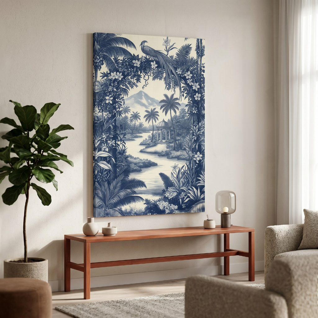 Toile de Jouy Esotica 50x70 cm TELA